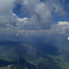 Verortung via Georeferenzierung der Kamera: Aufgenommen in der Nähe von Gemeinde Zell am See, 5700 Zell am See, Österreich in 3000 Meter